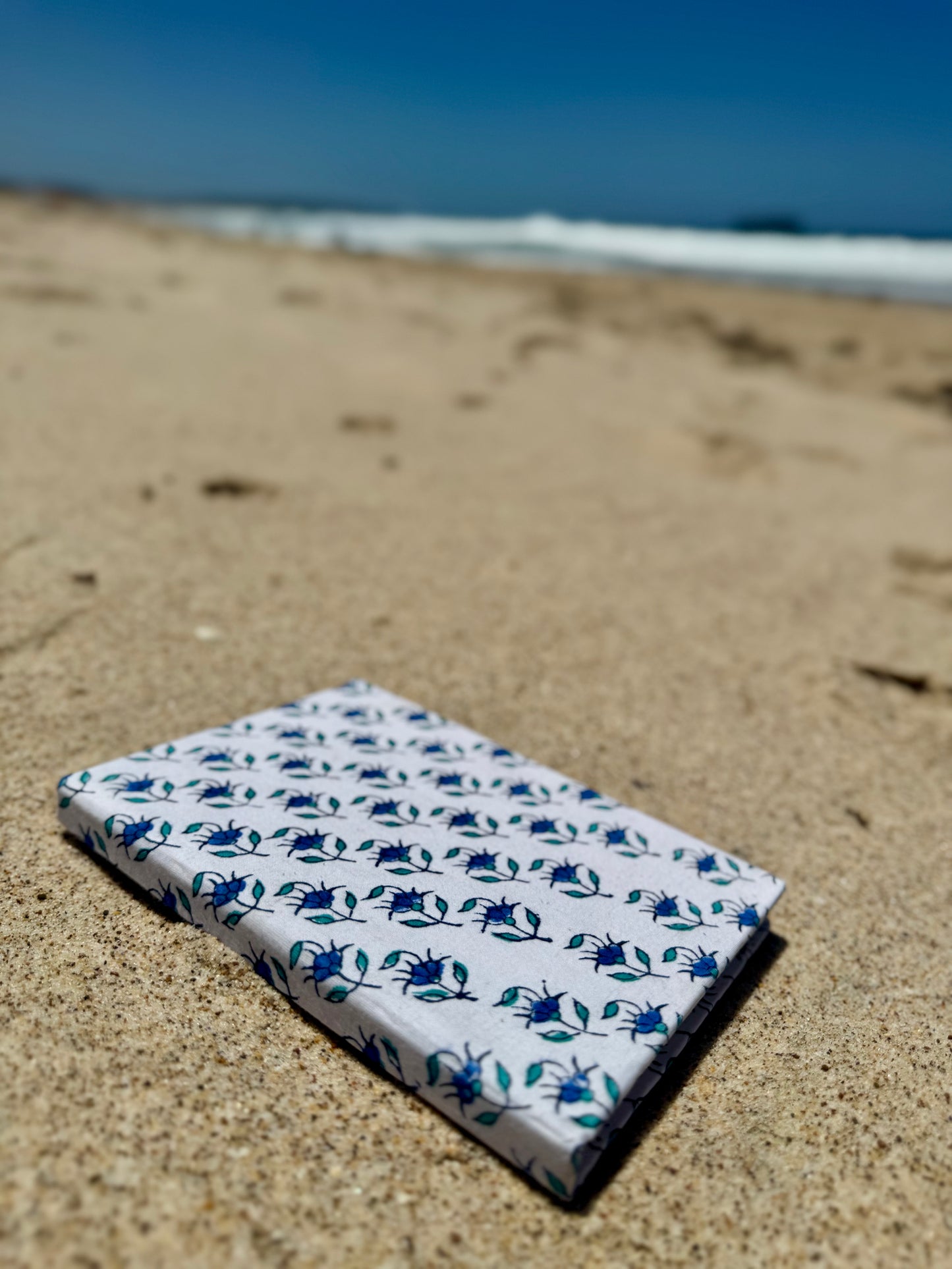 Hand block printed notebook - Nargis