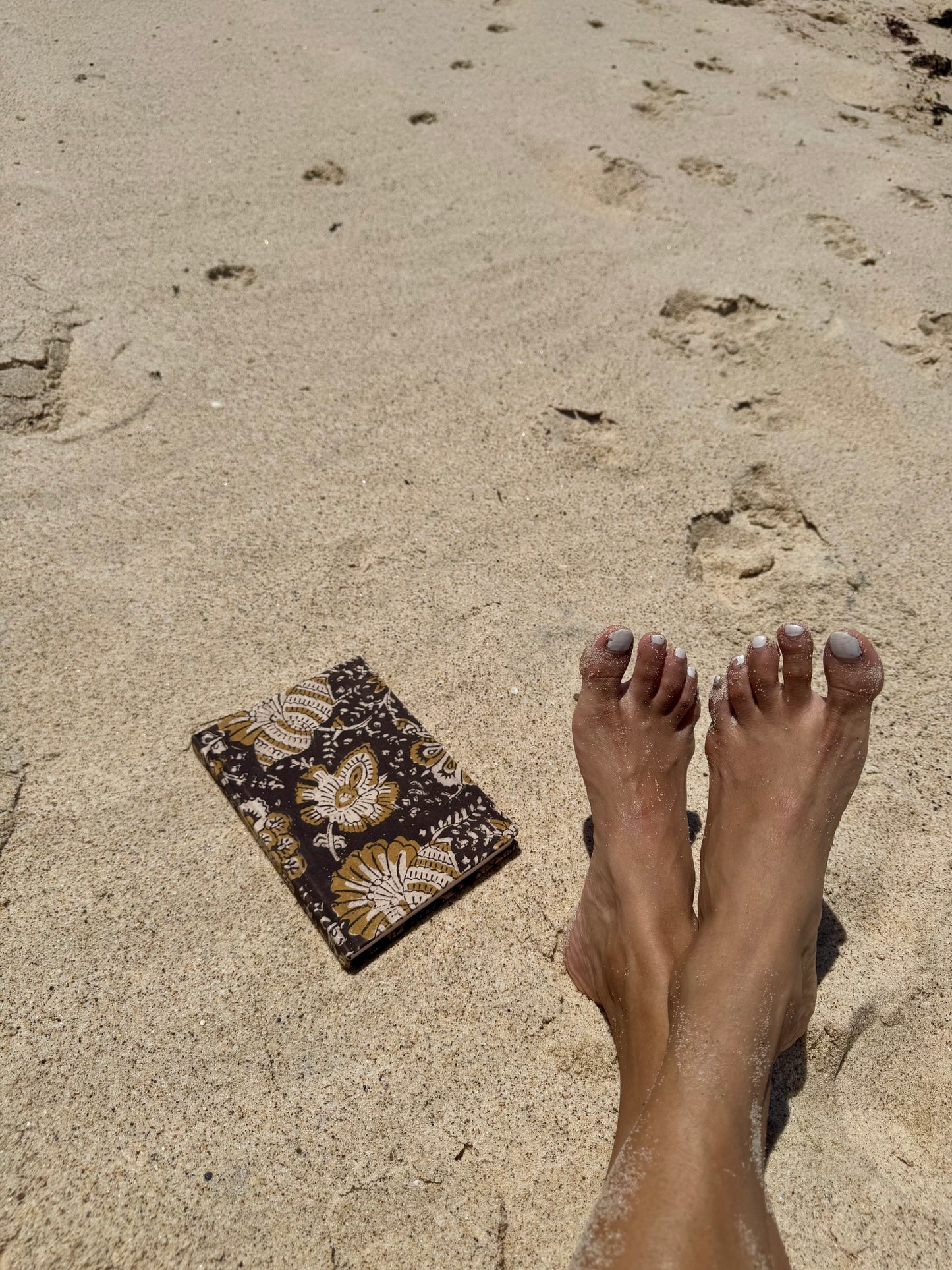 Hand block printed notebook - Bhoomi