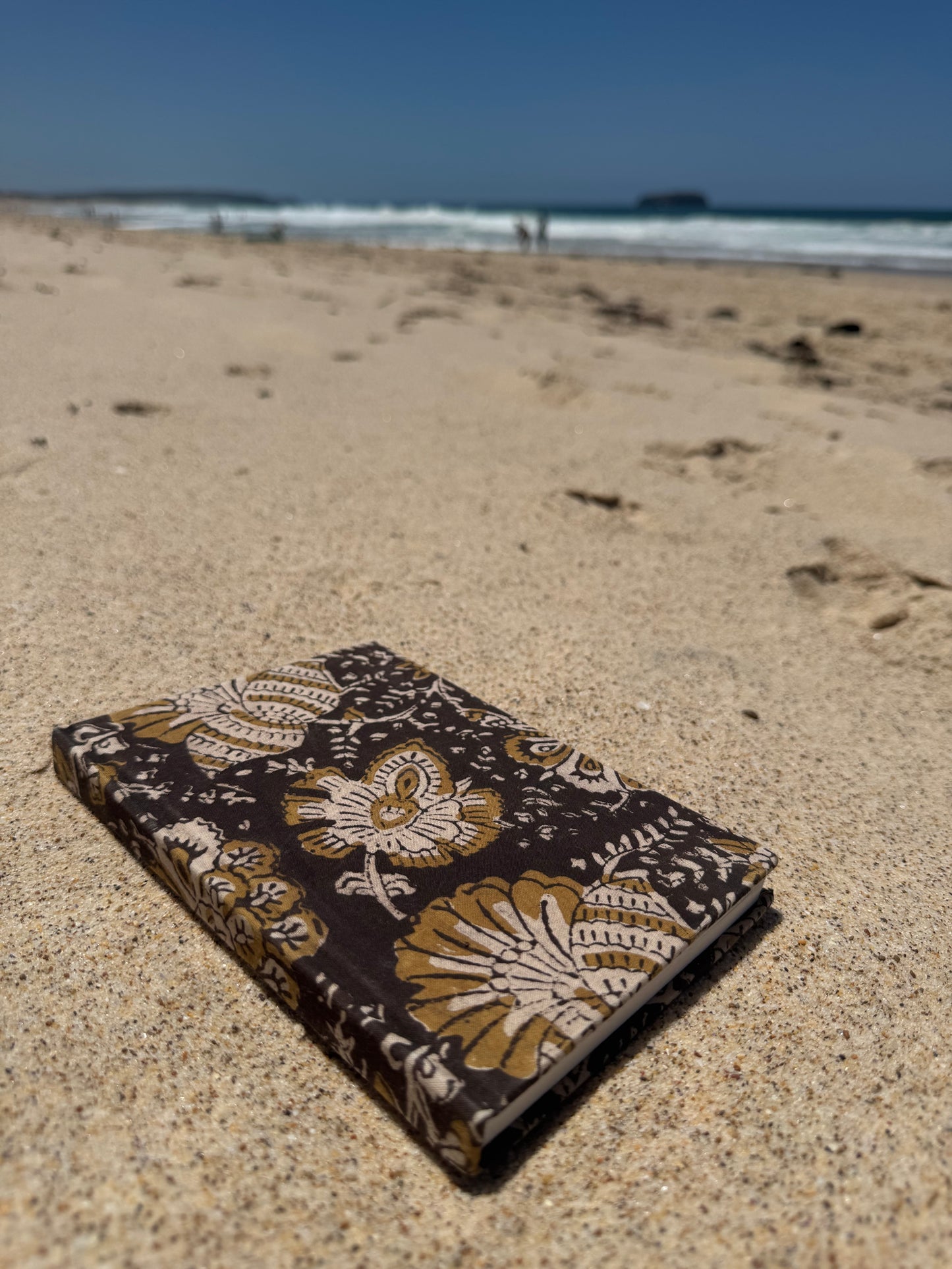 Hand block printed notebook - Bhoomi