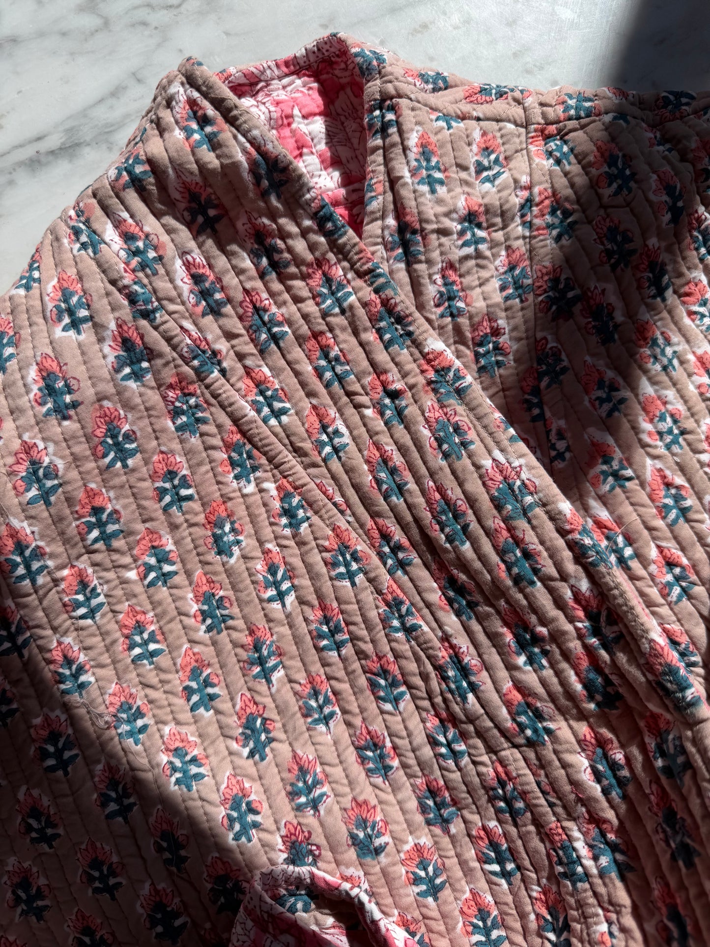Gulabi Quilted Robe