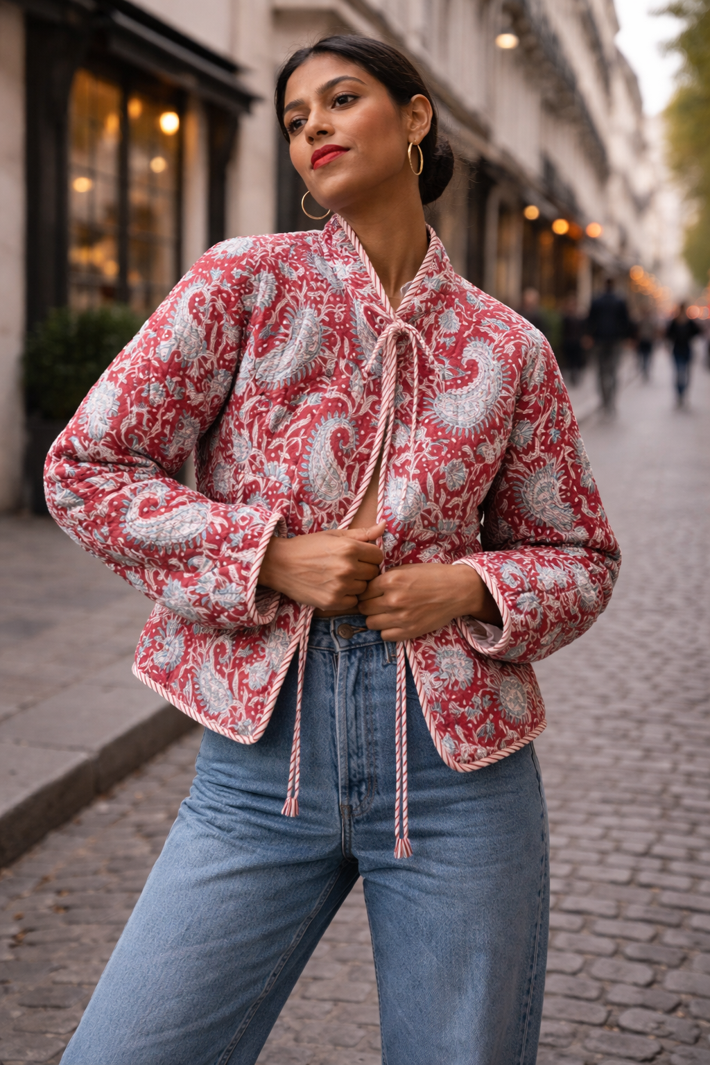 Kusum Reversible Quilted Jacket
