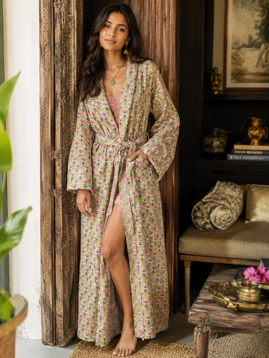 Hara Quilted Robe