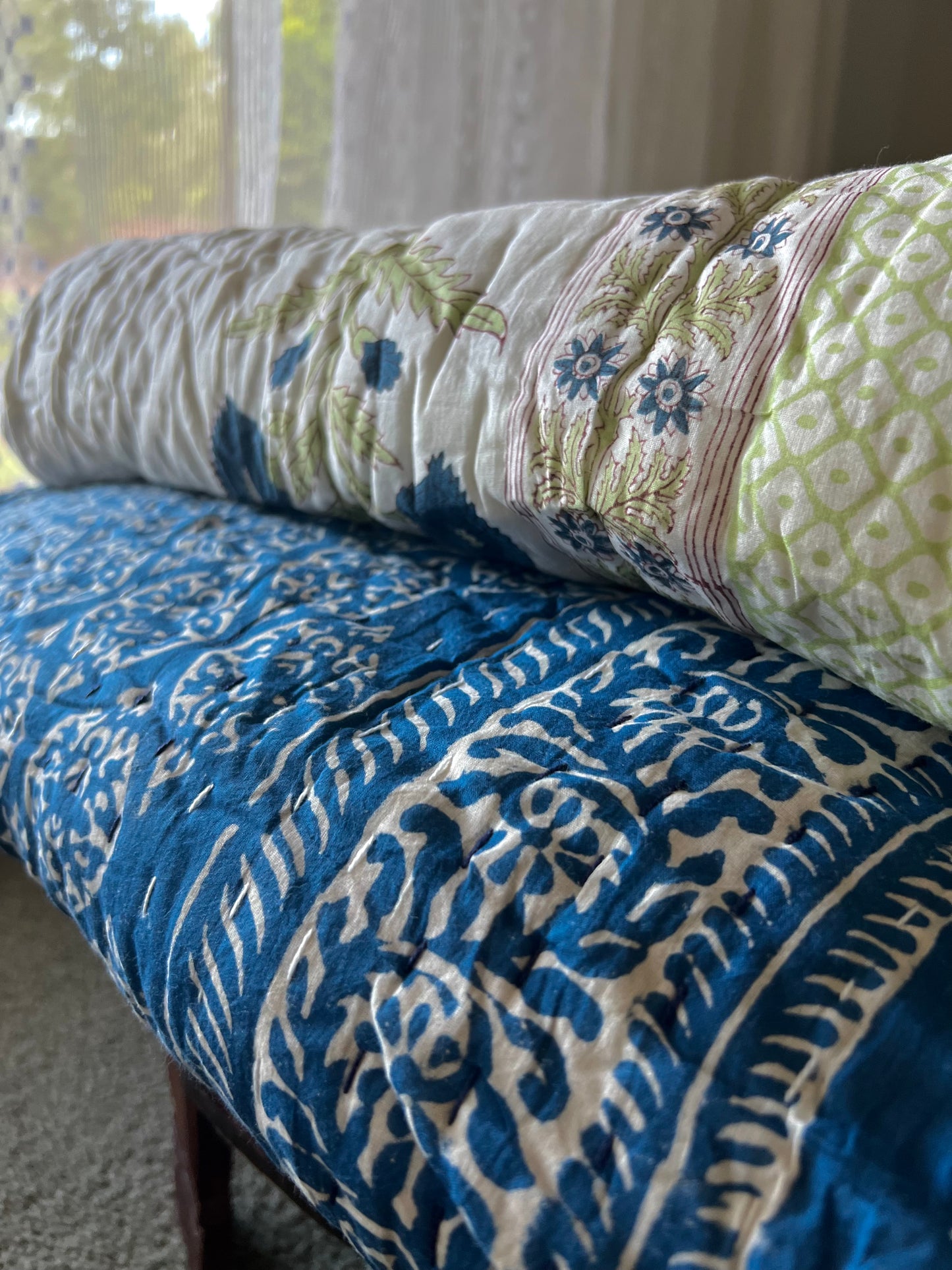 Akasha - Printed Kantha Quilt