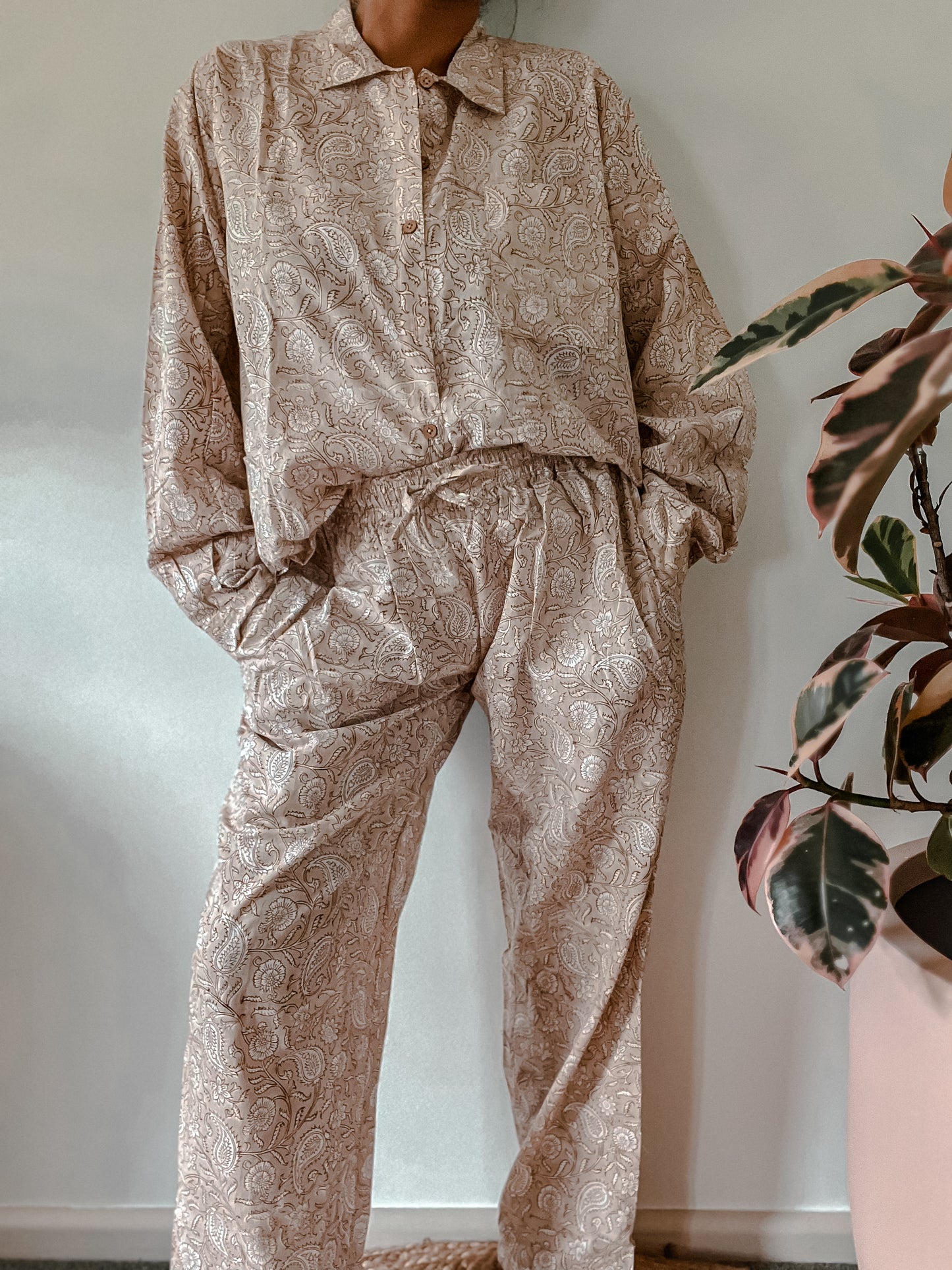 Zahur Long Cotton Pyjama Set