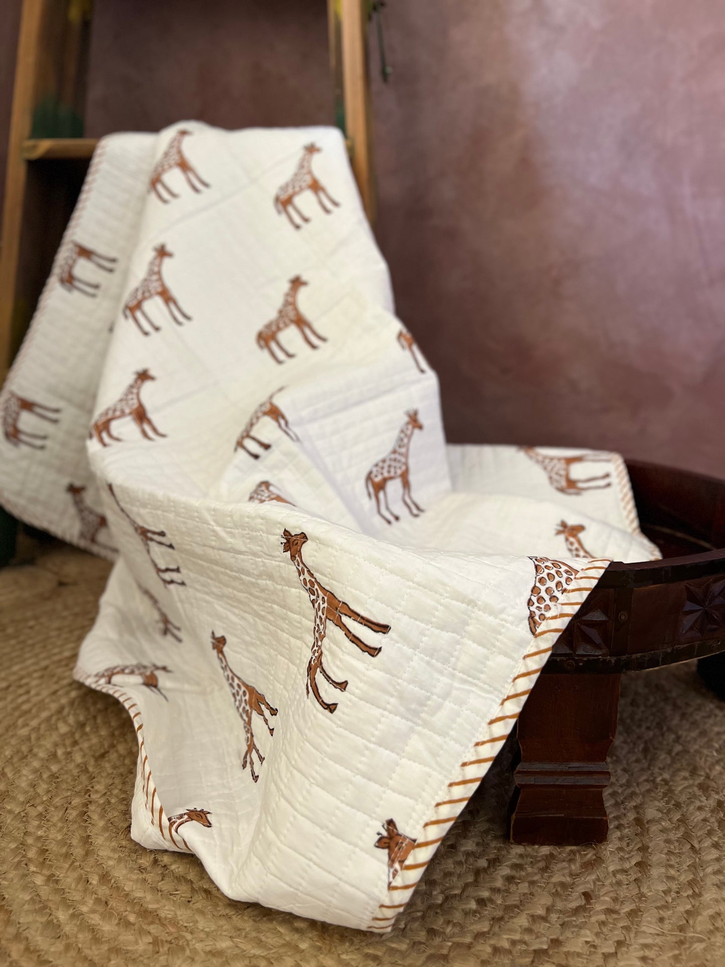 Baby Blanket - Giraffe Print