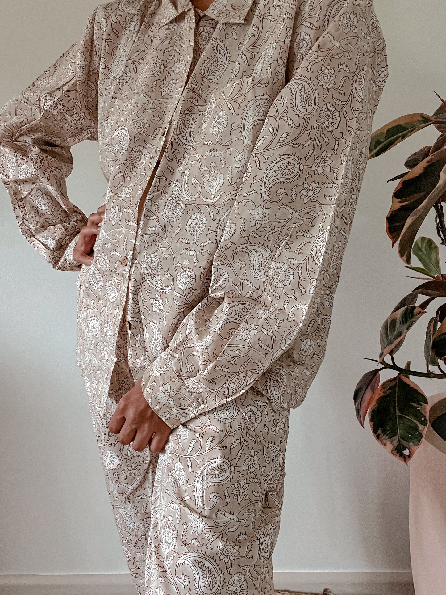 Zahur Long Cotton Pyjama Set