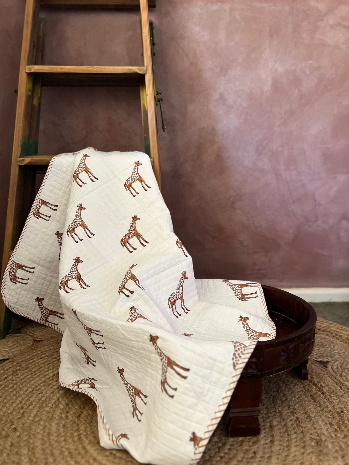 Baby Blanket - Giraffe Print