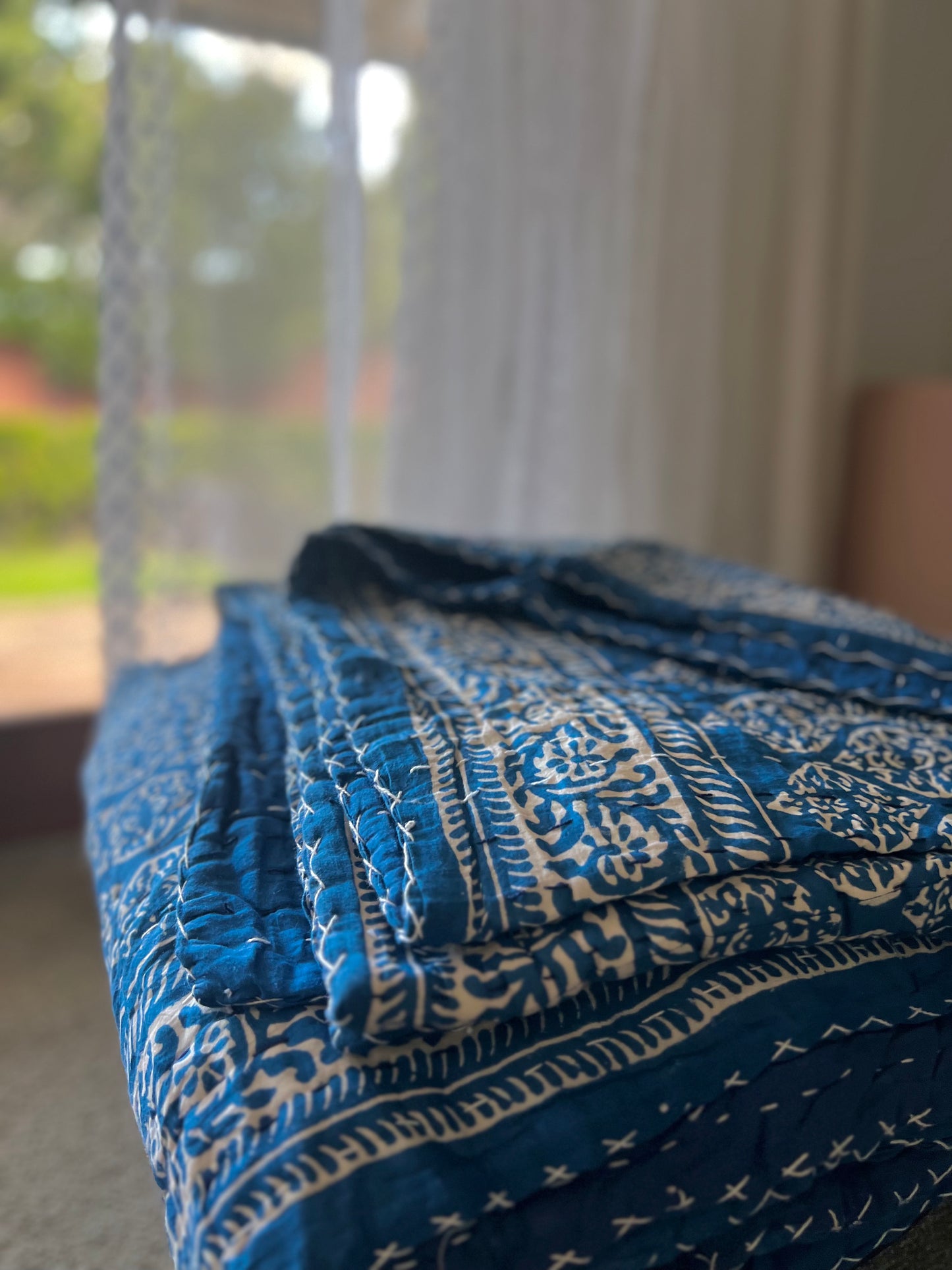 Akasha - Printed Kantha Quilt