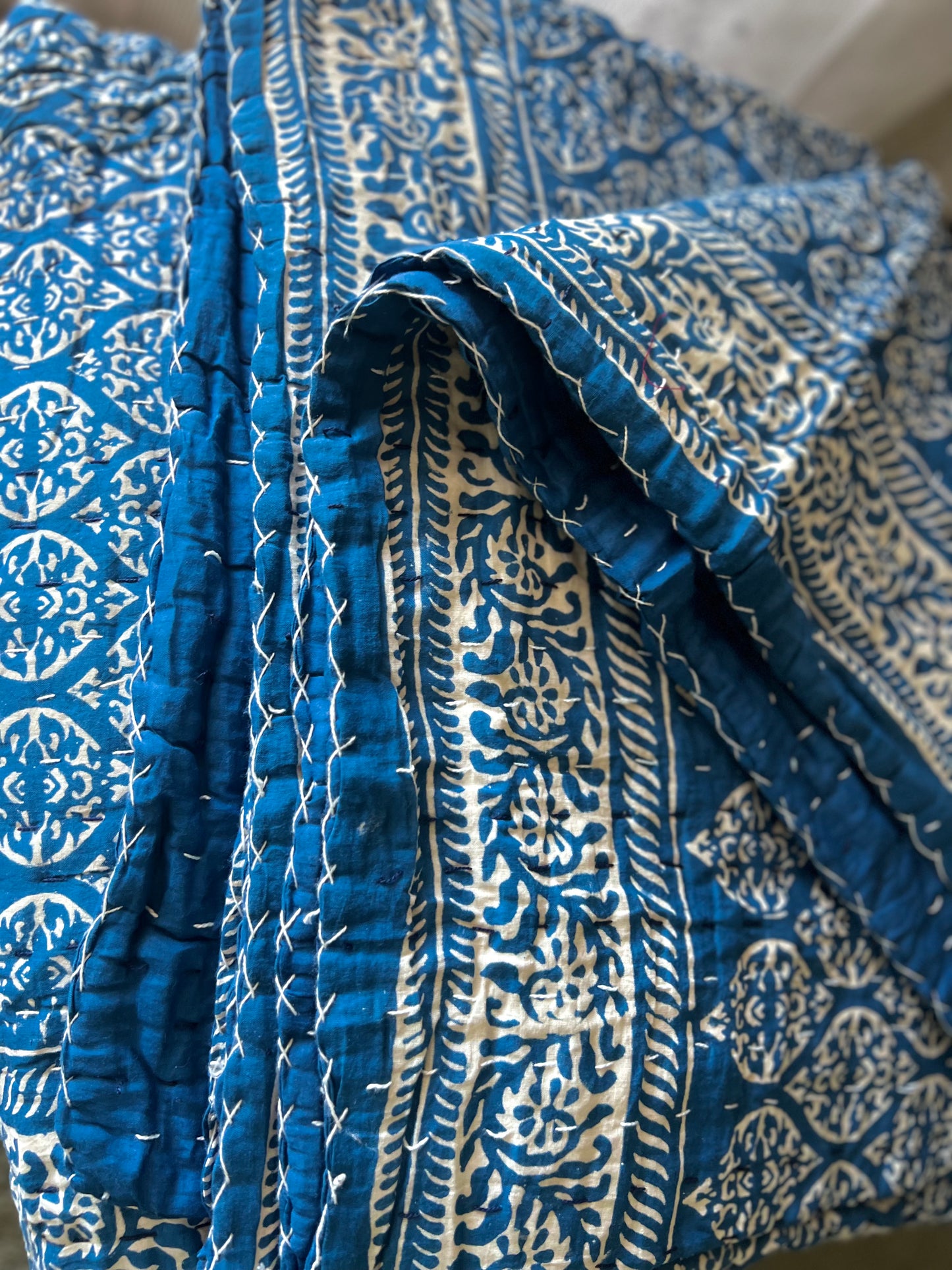 Akasha - Printed Kantha Quilt