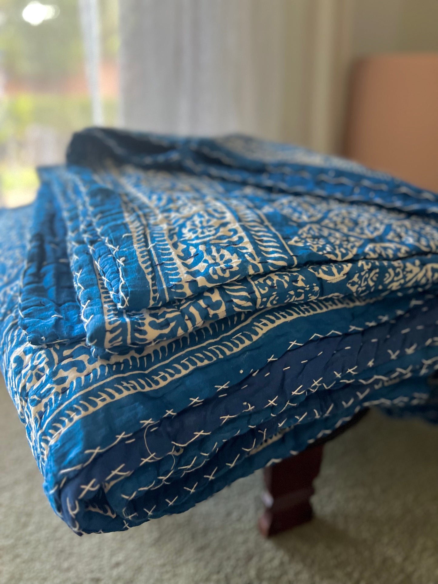 Akasha - Printed Kantha Quilt