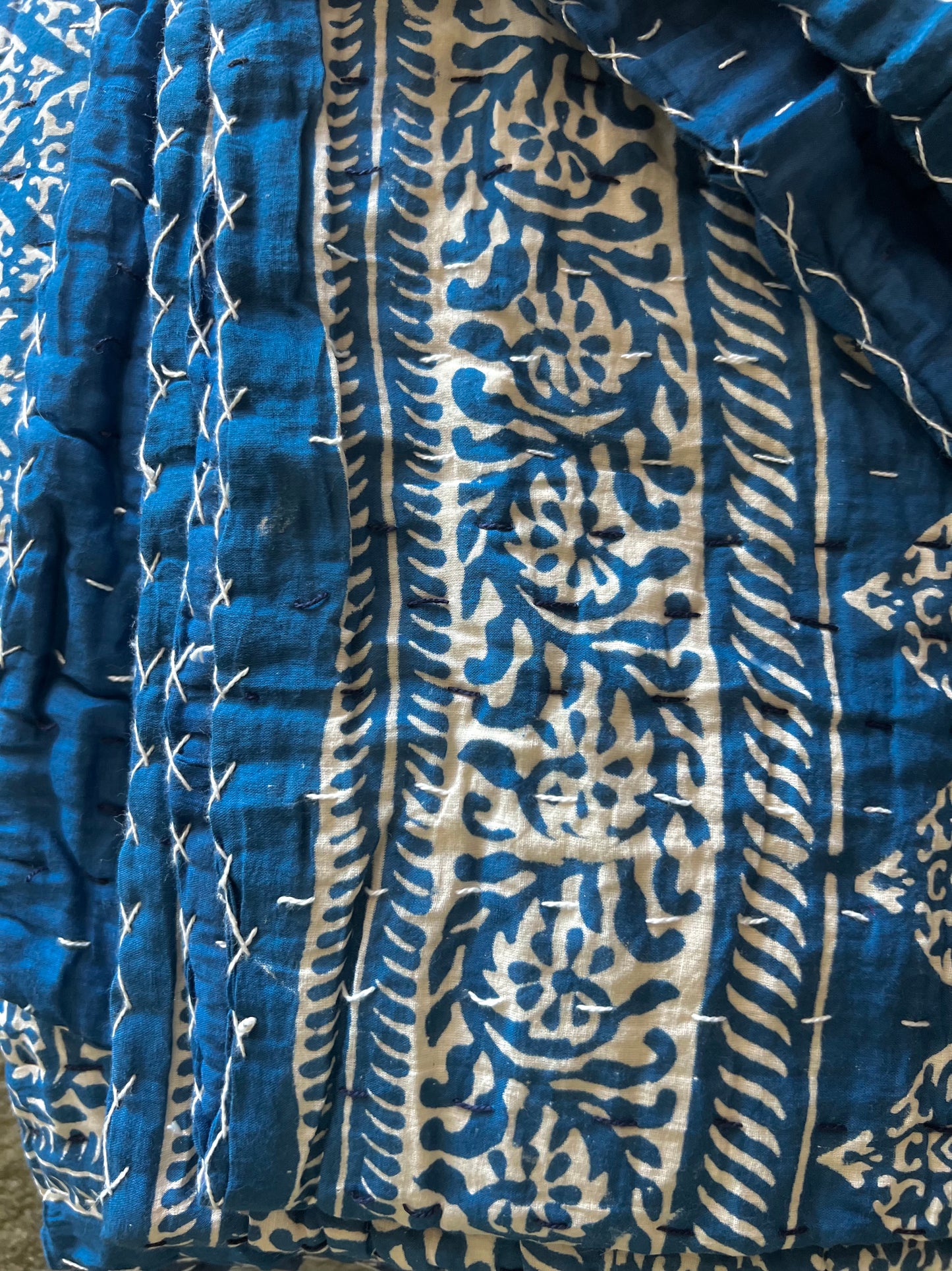 Akasha - Printed Kantha Quilt