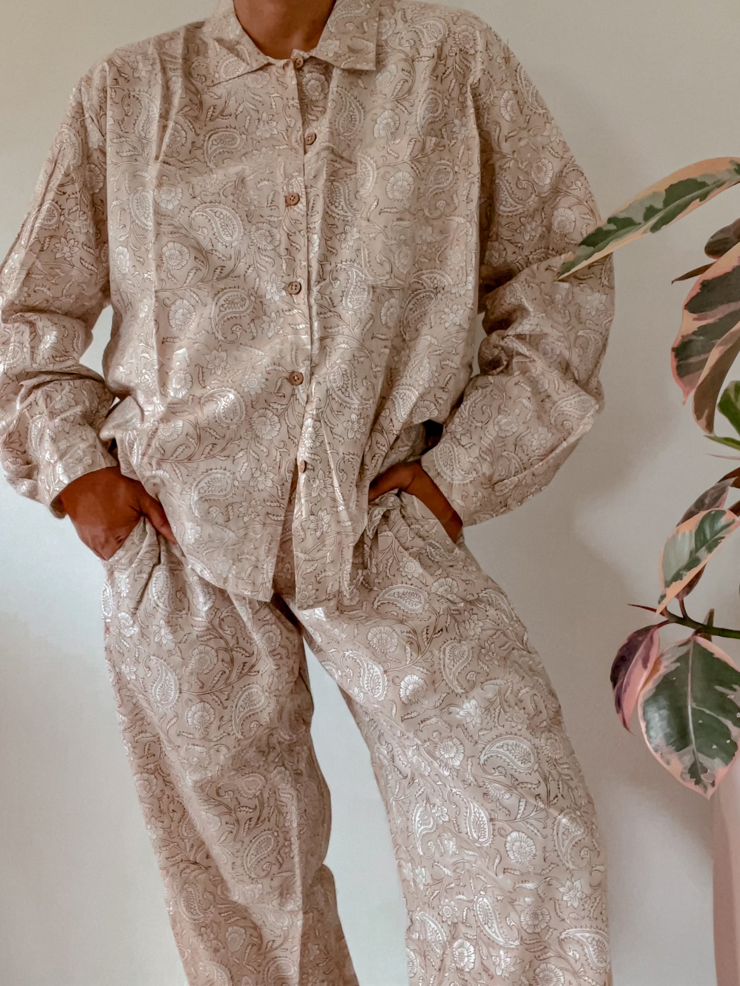 Zahur Long Cotton Pyjama Set